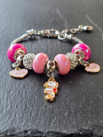 Snake Chain Charm Bracelets for Women and Girls - Unique Charm Bracelets with Various Designs