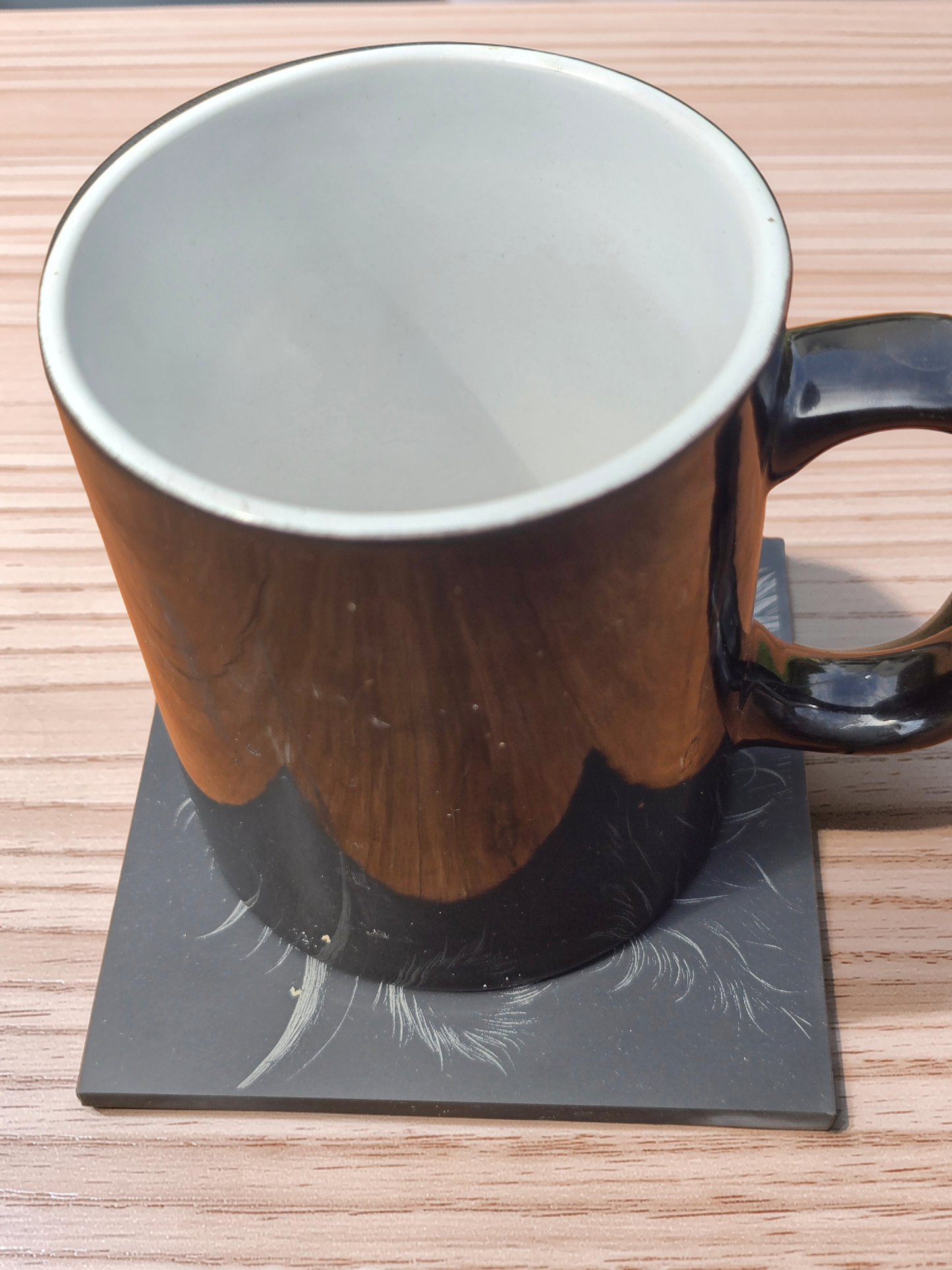 Highland Cow Coasters - Cute Highland Cow Slate Coasters 4 Pack