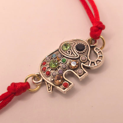 Slide Knot String Bracelet With Charm