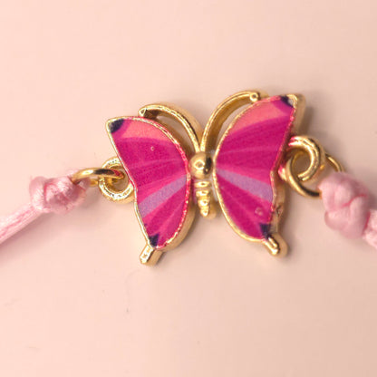 Slide Knot String Bracelet With Charm