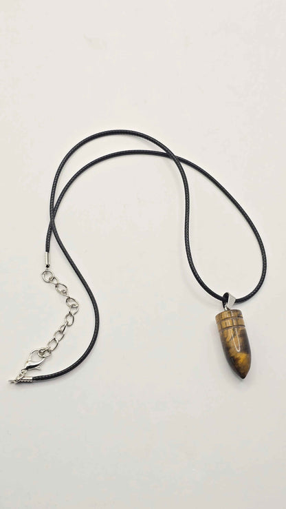 Men's Tigers Eye Bracelet and Necklace Set