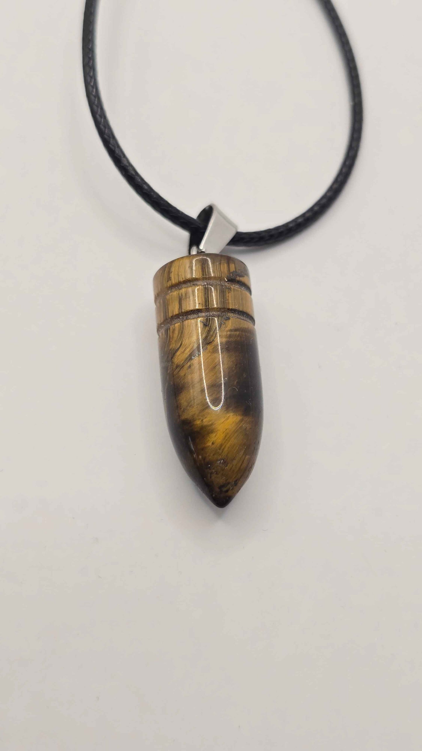Men's Tigers Eye Bracelet and Necklace Set