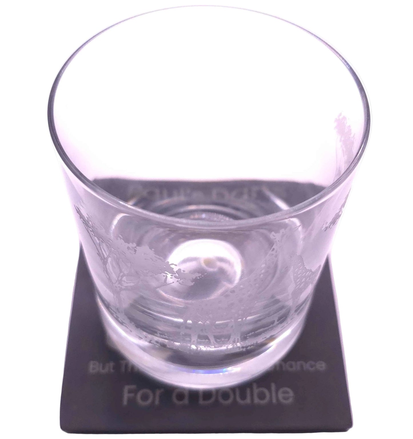 Personalised Darts Slate Coaster – "Never Miss a Double"