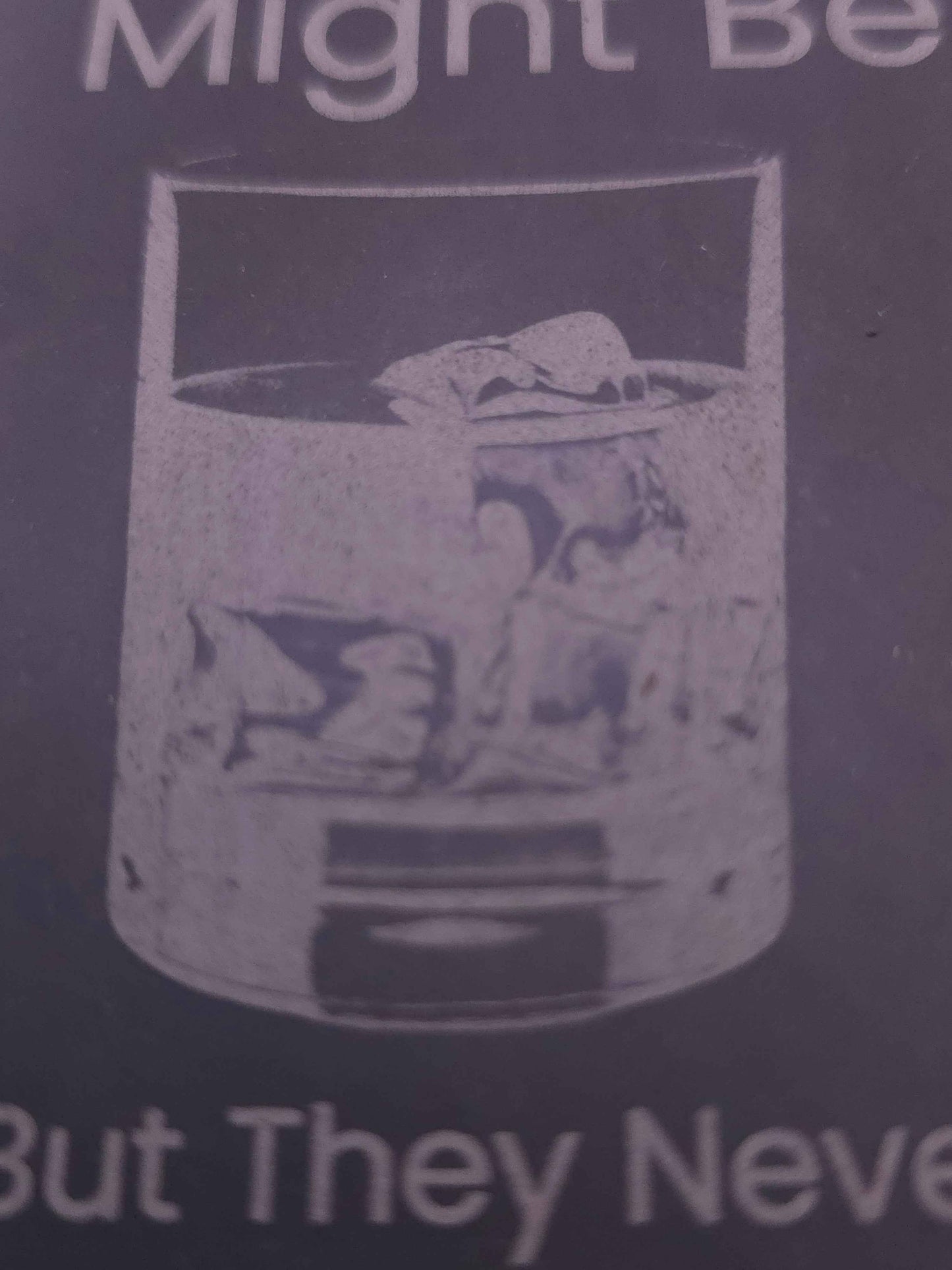 Personalised Darts Slate Coaster – "Never Miss a Double"