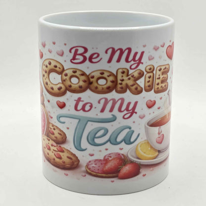 Be My Cookie to My Tea- Heart-Handle Mug ☕🍪