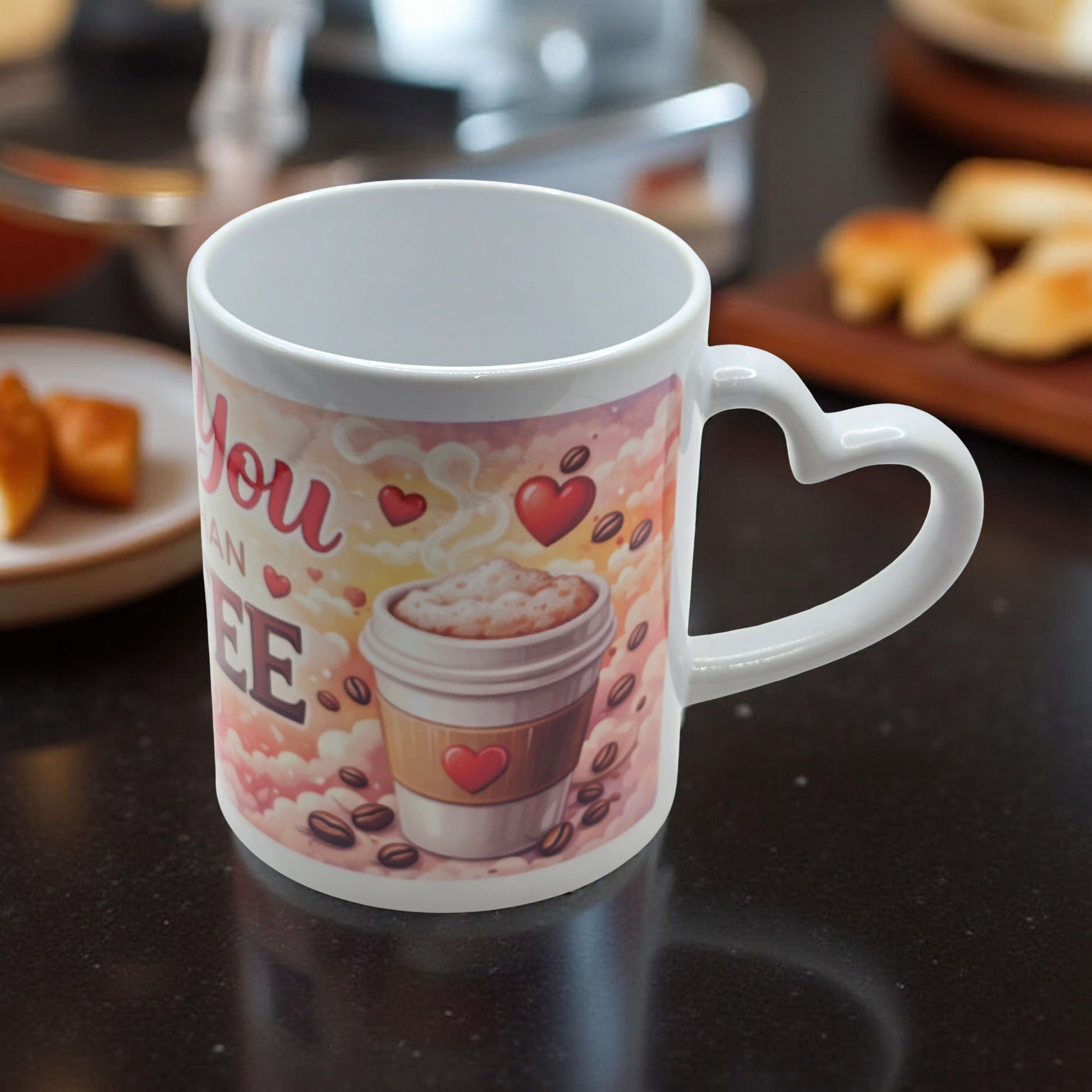 I Love You More Than Coffee (Almost!) Heart-Handle Mug