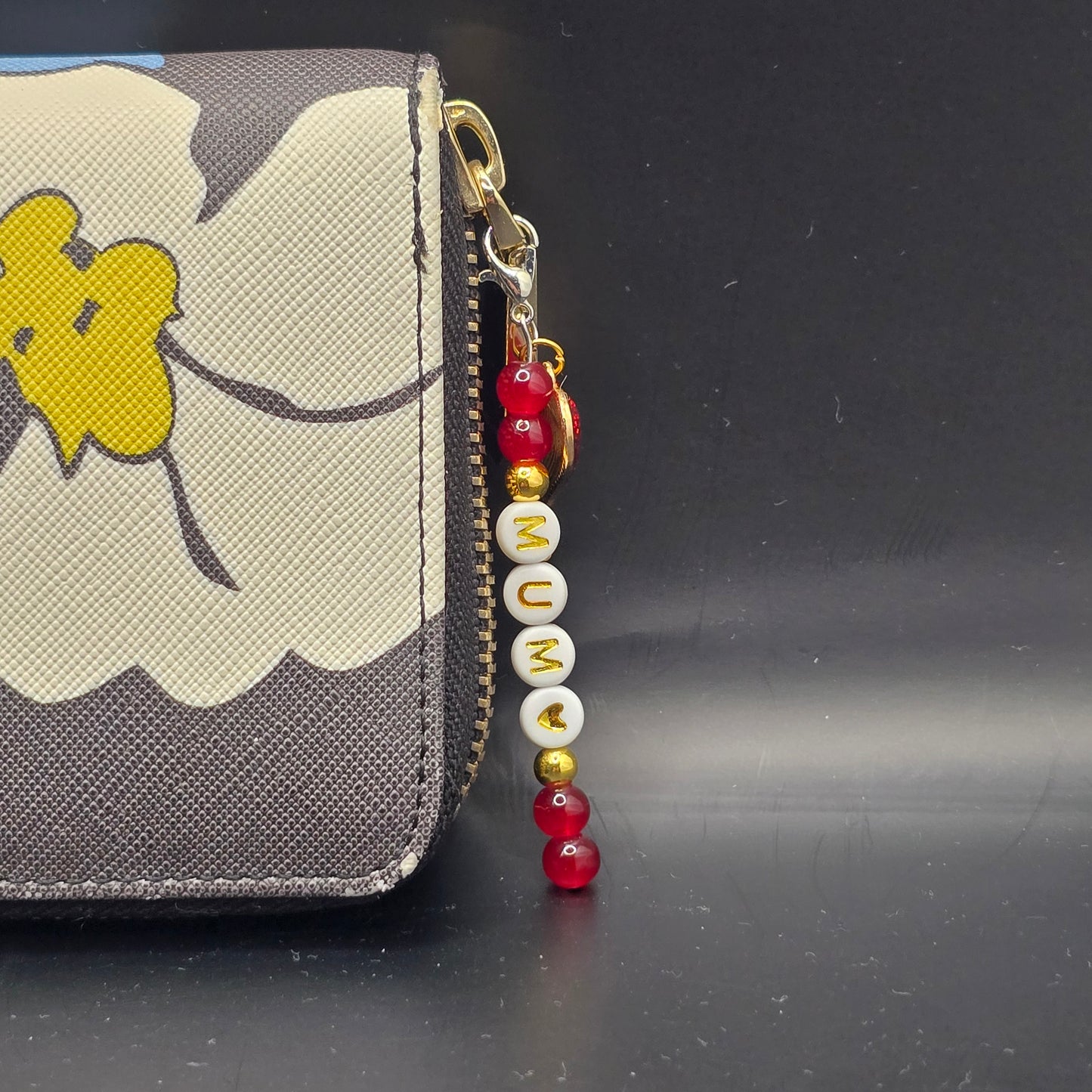 Mum Heart Zipper Pull Charm