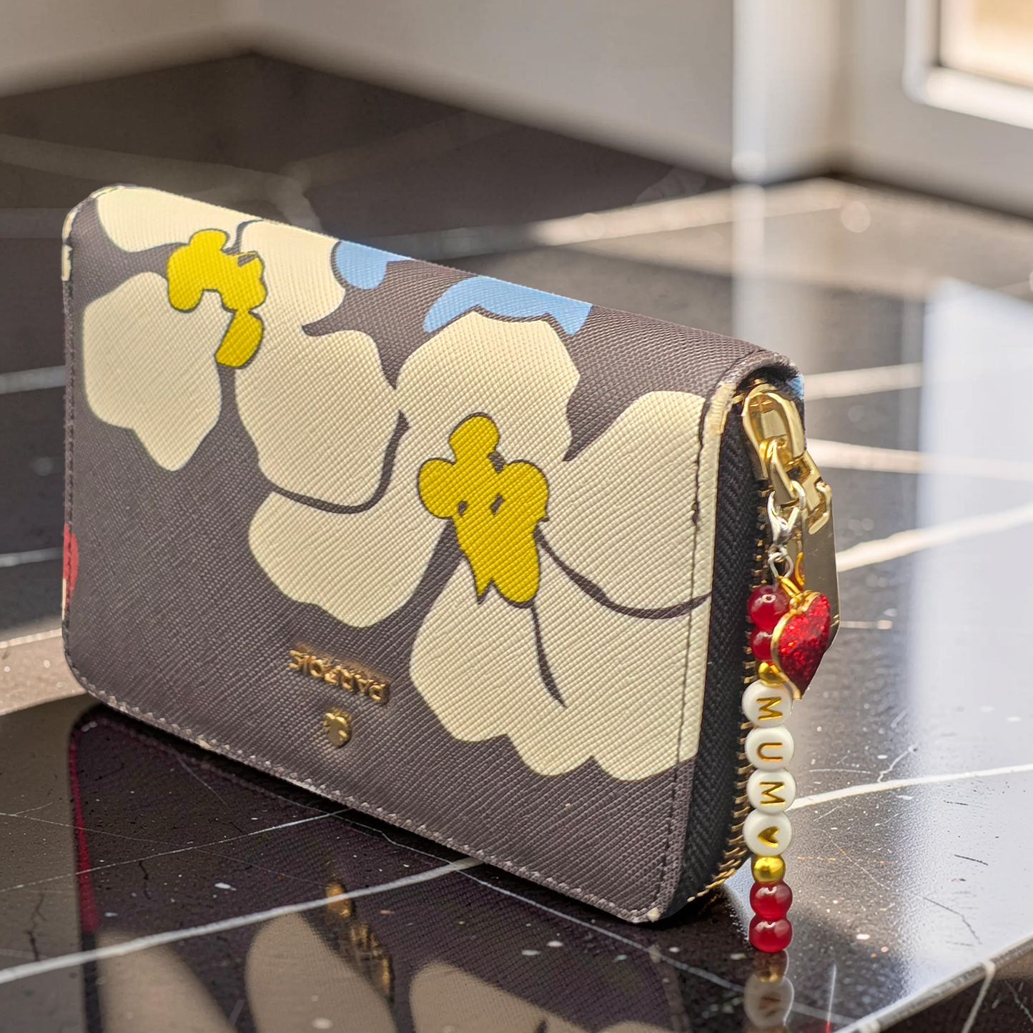 Mum Heart Zipper Pull Charm