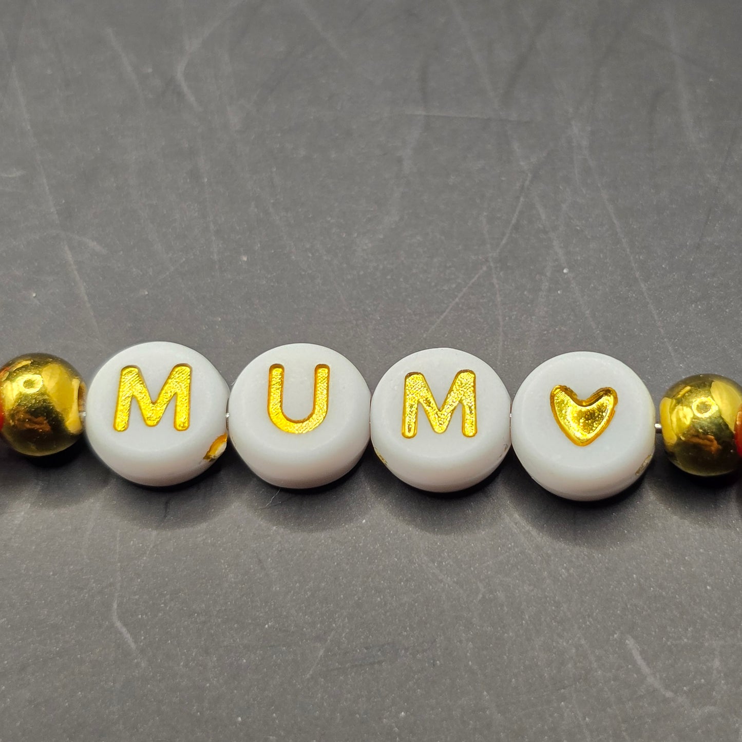 Mum Heart Zipper Pull Charm
