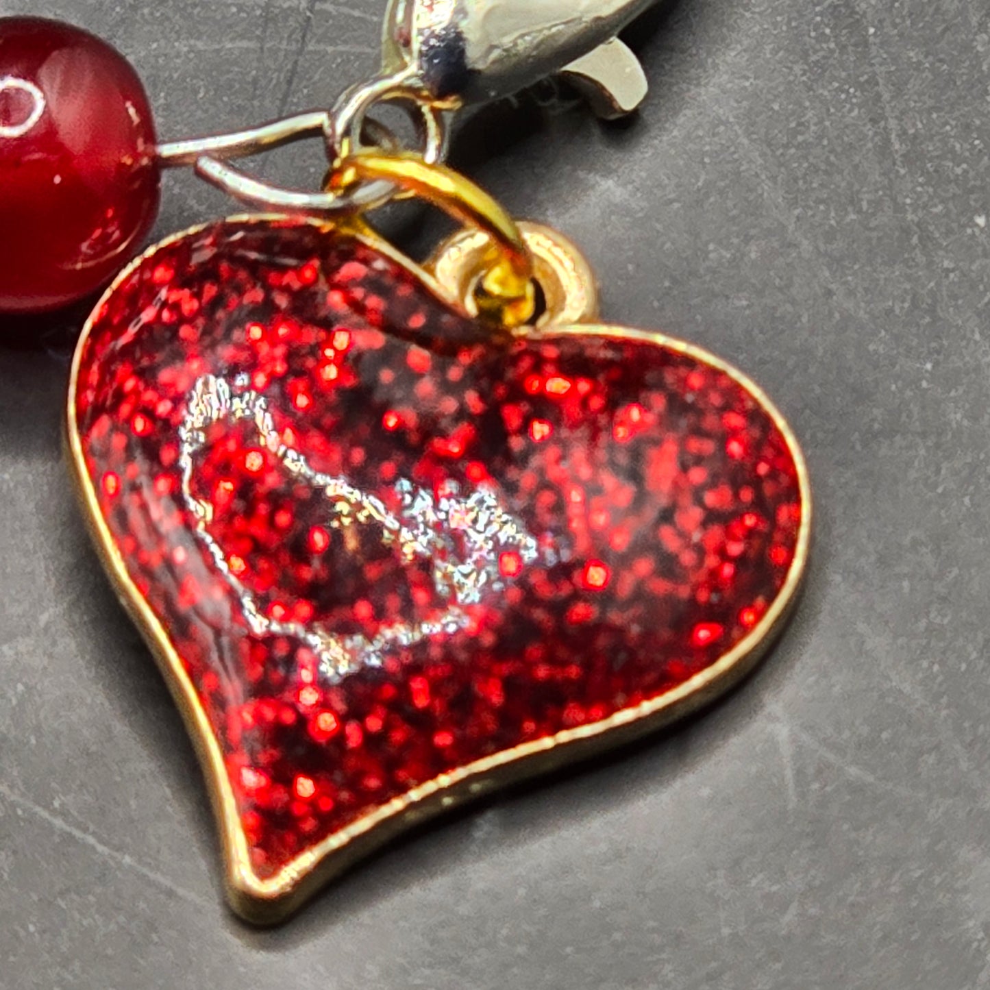 Mum Heart Zipper Pull Charm