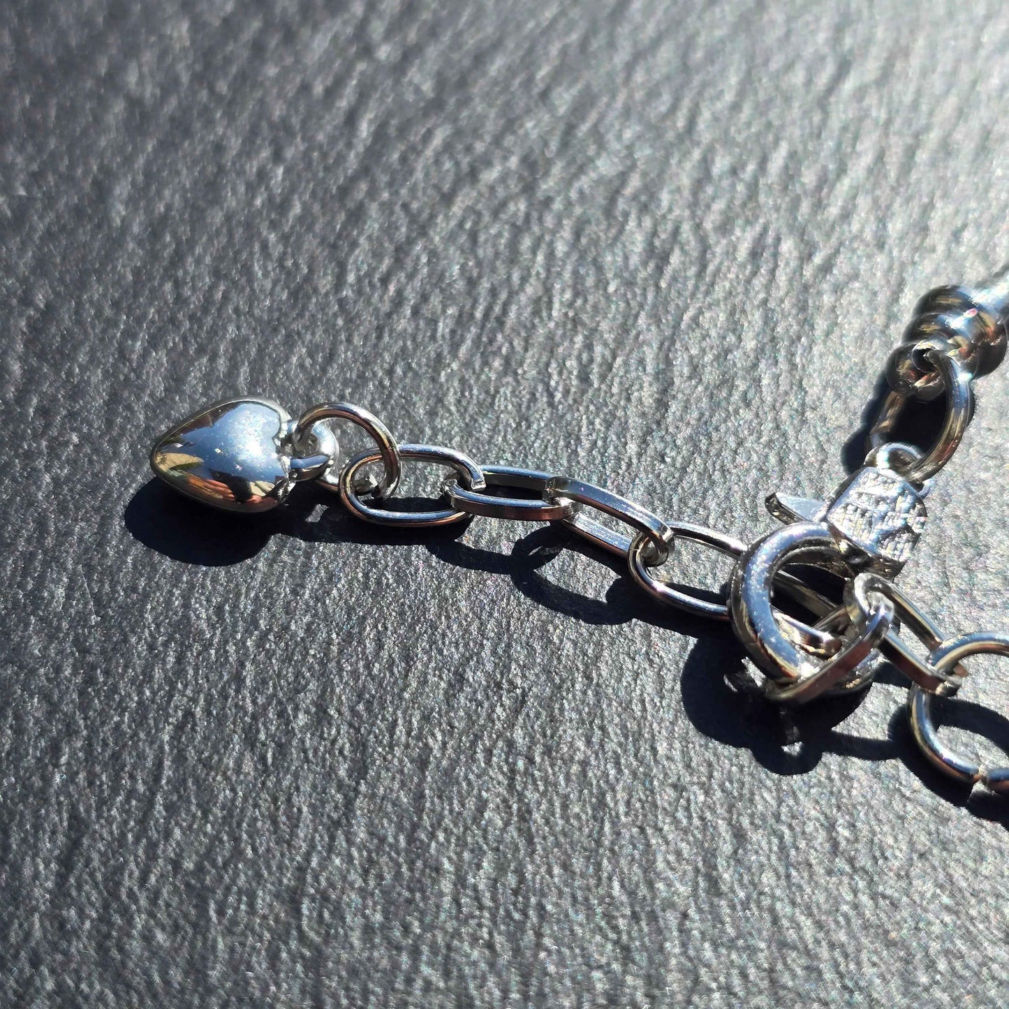 Purple Paw Stainless Steel Snake Chain Bracelet