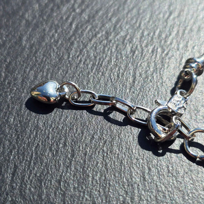 Purple Paw Stainless Steel Snake Chain Bracelet