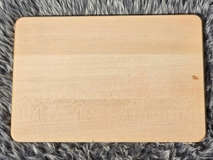 "What the F**k" Beech Wood Chopping Board - Highland Cow
