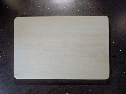 They've got a Knife! Beech Wood Chopping Board 30cm x 20cm