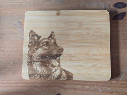 German Sheppard Bamboo Chopping Board 30cm x 24cm