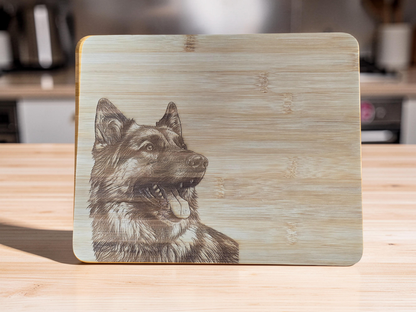 German Sheppard Bamboo Chopping Board 30cm x 24cm