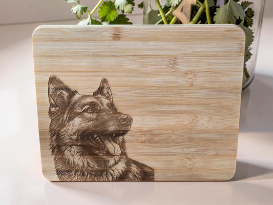 German Sheppard Bamboo Chopping Board 30cm x 24cm