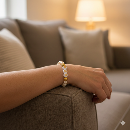 Mum Love Charm Beaded Bracelet