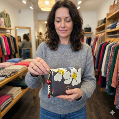 Mum Heart Zipper Pull Charm