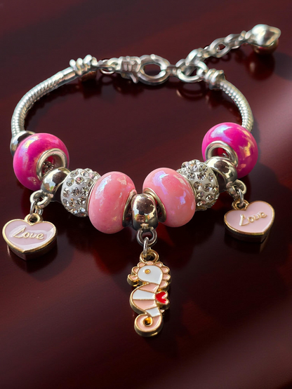 Snake Chain Charm Bracelets for Women and Girls - Unique Charm Bracelets with Various Designs