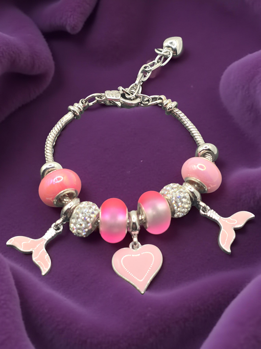 Snake Chain Charm Bracelets for Women and Girls - Unique Charm Bracelets with Various Designs