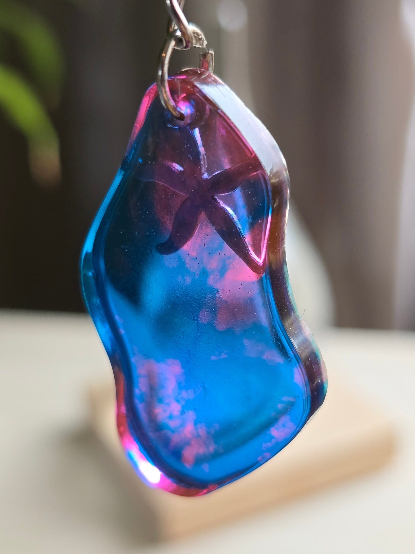 Starfish Resin Keyring / Bag / Zipper Charm