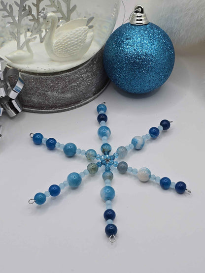 Handmade Snowflake Hanging Decorations – Wall or Tree Decoration