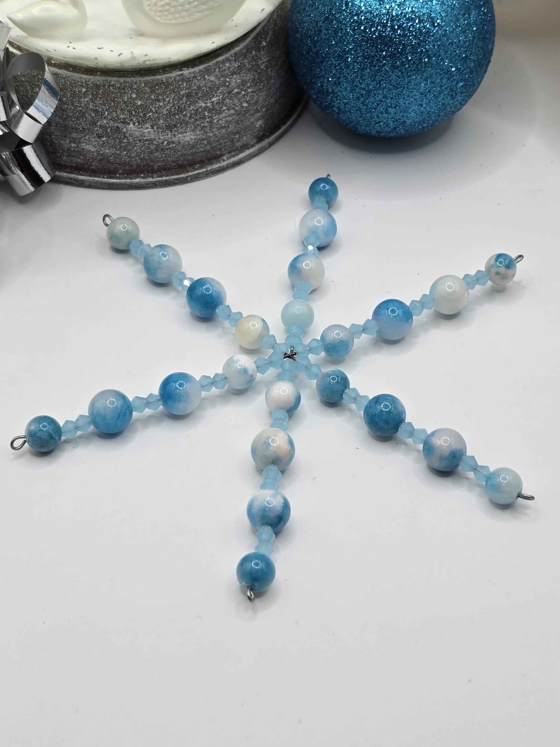Handmade Snowflake Hanging Decorations – Wall or Tree Decoration