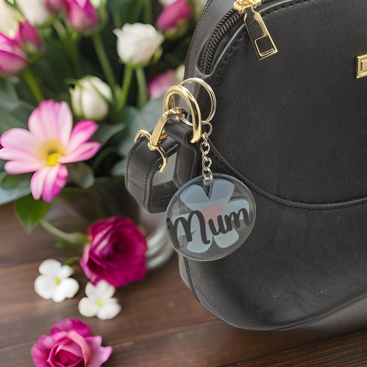 "Mum" Daisy Keyring / Bag Accessory
